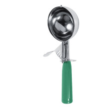 Edelstahl-Eis- und Obstkugelheber mit rutschfestem Griff (6,5 cm)