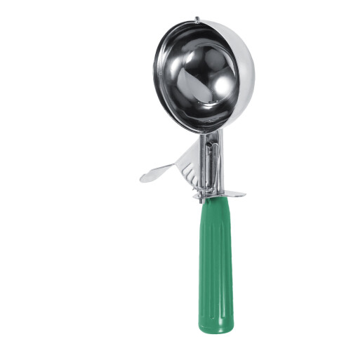 Edelstahl-Eis- und Obstkugelheber mit rutschfestem Griff (6,5 cm)