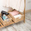 Large Wicker Baskets for Organizing Bathroom, with Wooden Handle 4
