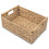 Large Wicker Baskets for Organizing Bathroom, with Wooden Handle 1