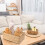 Large Wicker Baskets for Organizing Bathroom, with Wooden Handle 3