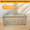 2Pcs Wire Storage Baskets with Handles, Metal Organizer Basket Bins 5