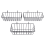 3 Pcs Wall Grid Panel Wire Basket,for Cabinet & Pantry Organization 1