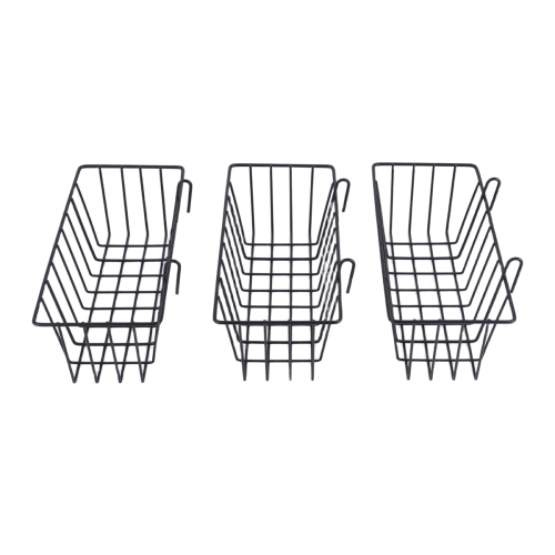 3 Pcs Wall Grid Panel Wire Basket,for Cabinet & Pantry Organization 2