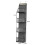 Bolsa multifuncional para pendurar atrás da porta, cinza 2