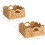 Scalloped Wicker Basket, Nursery Basket with Handles 7