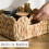 Scalloped Wicker Basket, Nursery Basket with Handles 3
