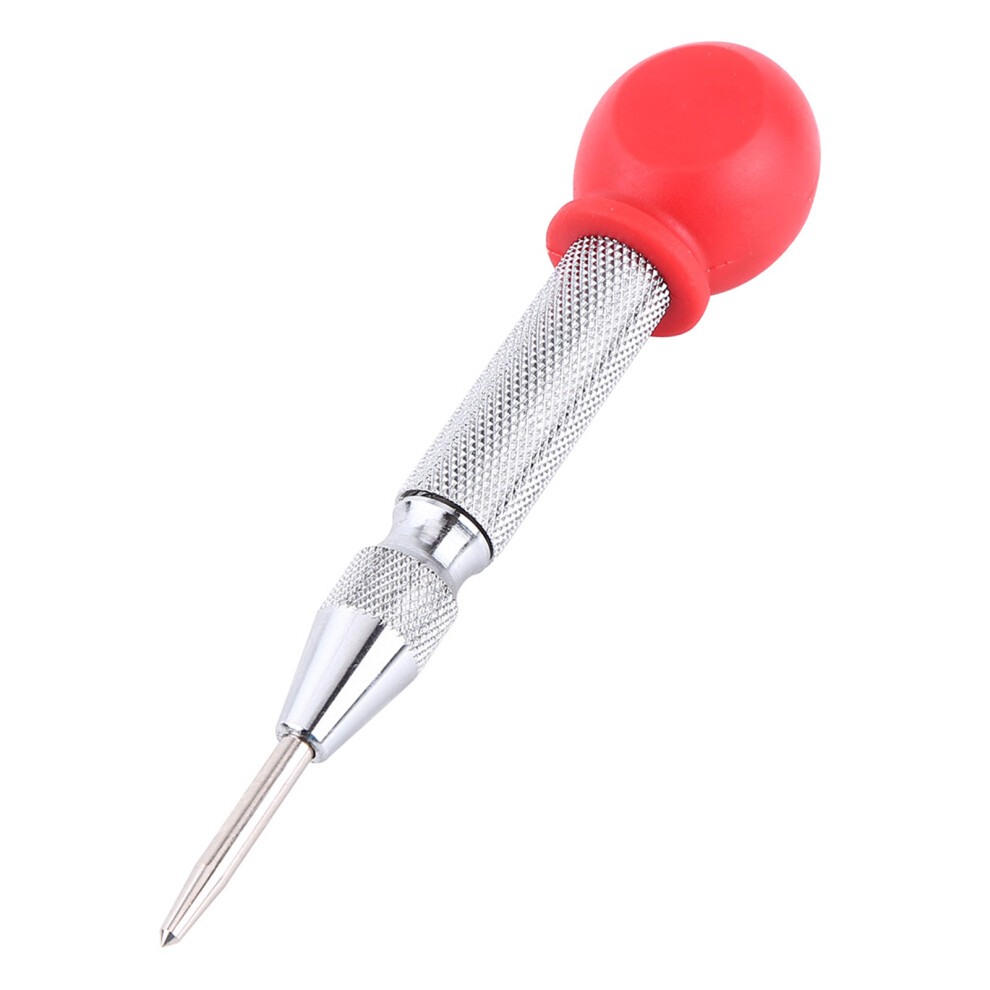 Automatic Center Punch Spring Loaded Marking Hole Carbon Steel Body (Silver Color) 4641324407258