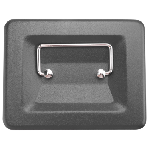 Caixa de moedas de metal com fechadura de combinação 15 x 12 x 7,7 cm (preta)