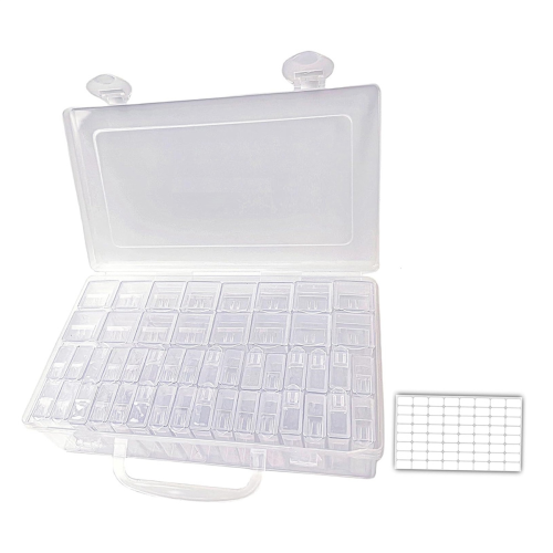 48 Slots Seed Storage Organizer in 2 Sizes with Label Stickers 1