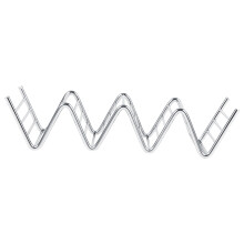 1Pc Practical Taco Holder 4 Wave Shape Stainless Steel Food Rack Hard Shells Kitchen Tools
