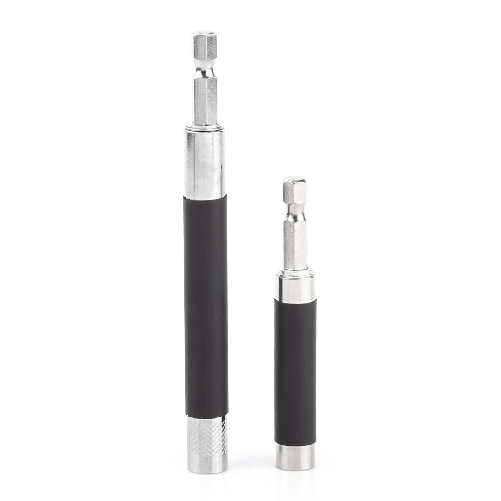 2Pcs Extendible Hex Shank Socket Magnetic 1/4Inch Electric Screwdriver Bit Holder Adapter 7651324407995