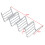 1Pc Practical Taco Holder 4 Wave Shape Stainless Steel Food Rack Hard Shells Kitchen Tools 11