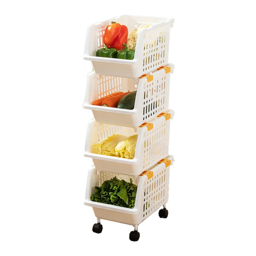 Plastic Stackable Storage Box Small Open Front Storage Box