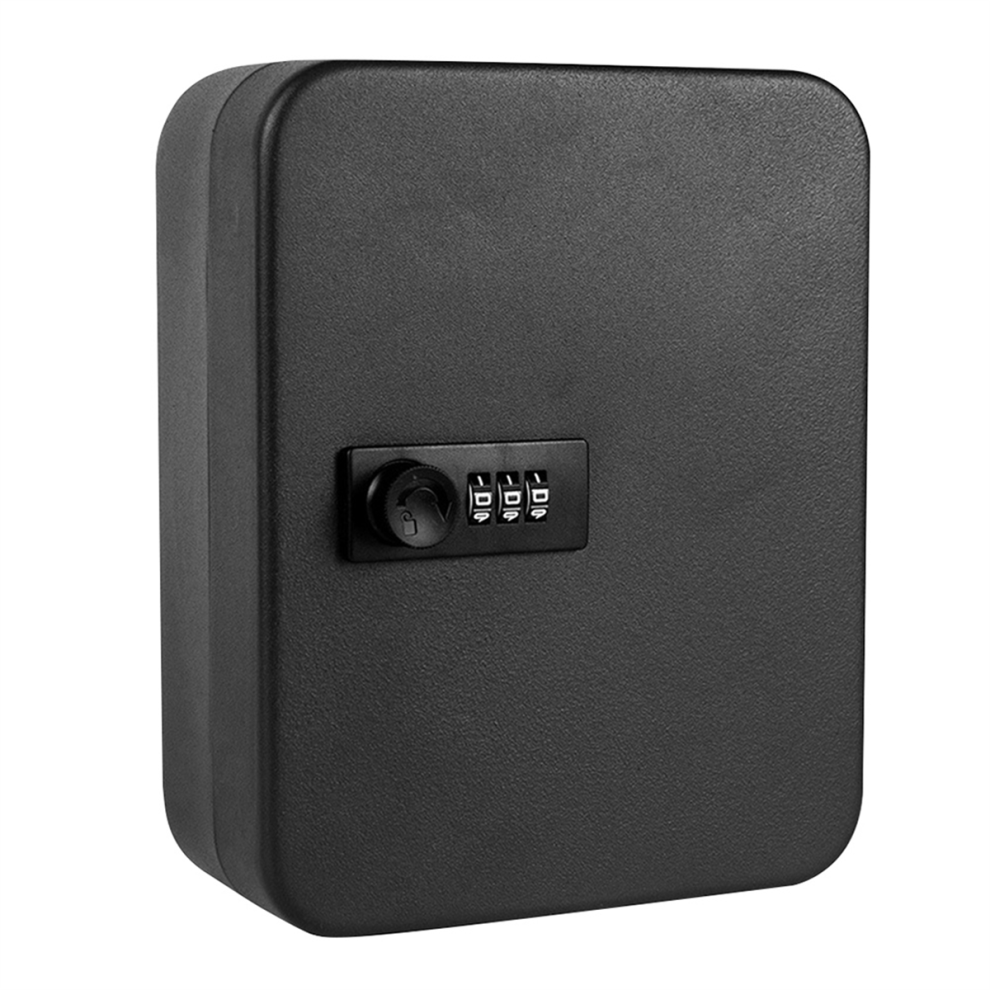 Combination Key Cabinet 20 Key Hooks Key Lock Box Code Lock