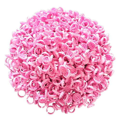 Glue Rings for Eyelash Extension,400PCS Glue Rings Lash Ring