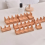 Wood Sushi Tacos Holder Serving Rack Divider Taco Rack Tray Plates B 5