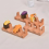 Wood Sushi Tacos Holder Serving Rack Divider Taco Rack Tray Plates B 4