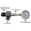 G5/8 Scuba Cylinder Pressure Test Checker 2