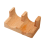 2Pcs Wood Sushi Tacos Holder Tray Plates Serving Dish Divider 4