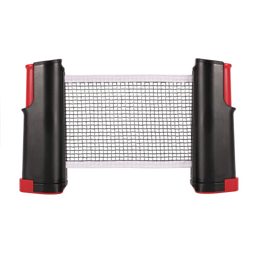 Table Tennis Ping Pong Support Retractable Net Tool For Training (black and red) 2