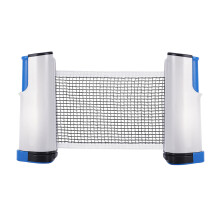 Retractable Table Tennis Net Replacement Lightweight to Carry (grey and blue)