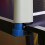 Retractable Table Tennis Net Replacement Lightweight to Carry (grey and blue) 8