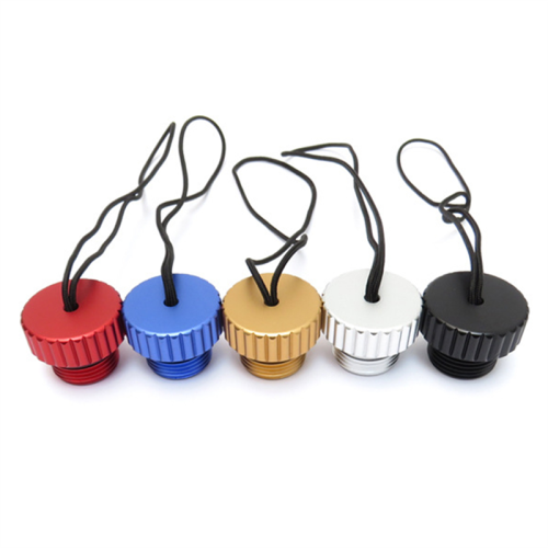 Scuba Diving DIN Tank Valve Threaded Cover 5/8-14NPS Dust Cap Blue 1
