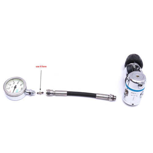Scuba Diving Dive Swivel Spool with O-Ring High Pressure Regulators 2