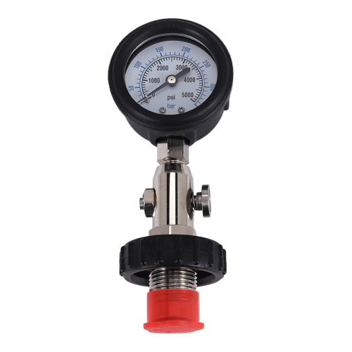 New DIN Air Tank Pressure Checker for Scuba Diving with Handle 1