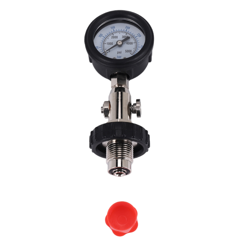 New DIN Air Tank Pressure Checker for Scuba Diving with Handle 2