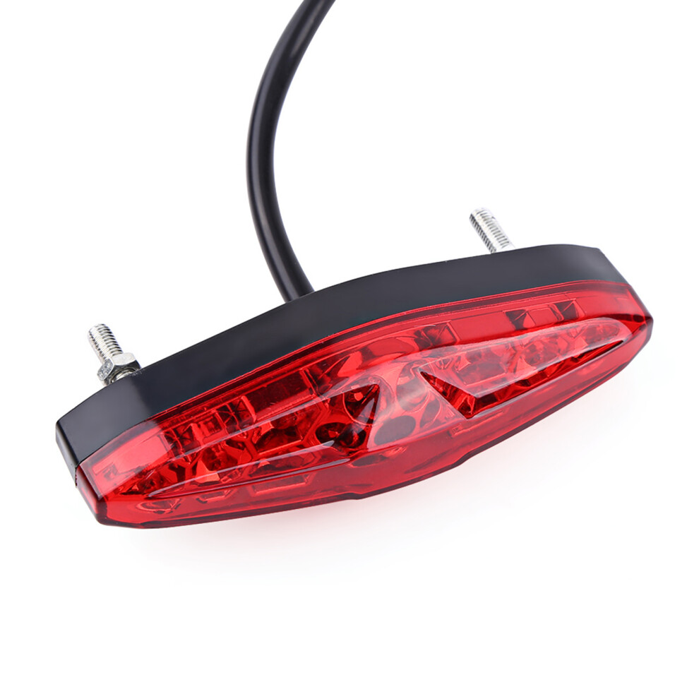 12V 15 Led Motorcycle Brake Stop Running Tail Rear Atv Dirt Bike Universal Light/Red 4121324411313