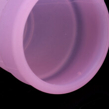 2PCS/Set Reusable Leakproof Female Women Menstrual Cup Menstruation Care Tool(Pink)