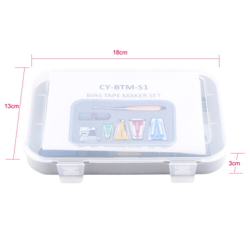 Fabric Binding Sew Multifunction Sewing Bias Tape Maker Set DIY Patchwork Craft Making Tool