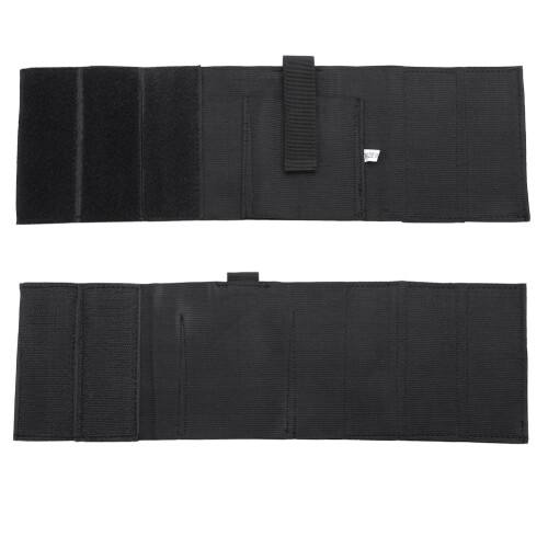 Black Polyester Concealed Carry Ankle Leg Pistol Gun Holster With Elastic Secure Strap For G17 2