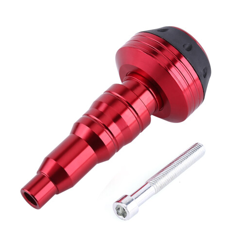 Motorcycle CNC Aluminum Alloy Exhaust Frame Slider Falling Protector Anti Crash Cap Red 1