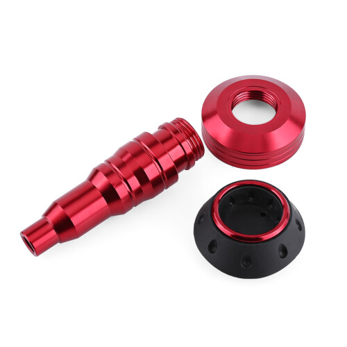 Motorcycle CNC Aluminum Alloy Exhaust Frame Slider Falling Protector Anti Crash Cap Red 2