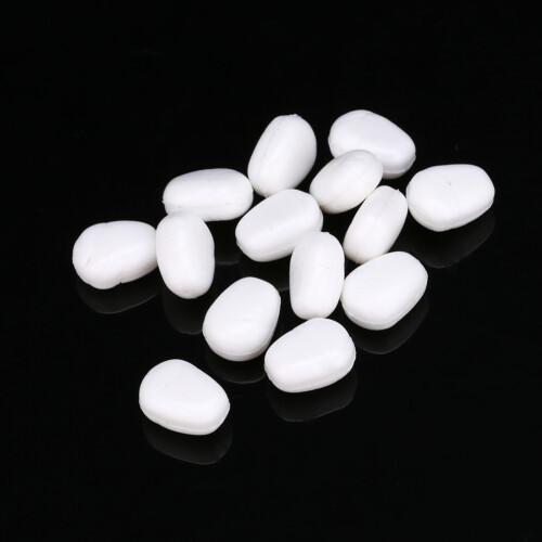 60pcs White Simulation Floating Pop Up Soft Fishing Sweetcorn Bait (#3) 2
