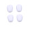60pcs White Simulation Floating Pop Up Soft Fishing Sweetcorn Bait (#3) 2
