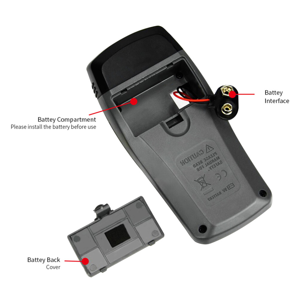 Handheld Digital Lcd Display Wood Moisture Timber Humidity Meter Tester Sensor 8311324413141