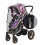 1PC PVC Universal Waterproof Baby Stroller Rain Cover Dust Wind Shield Pram Accessory 10