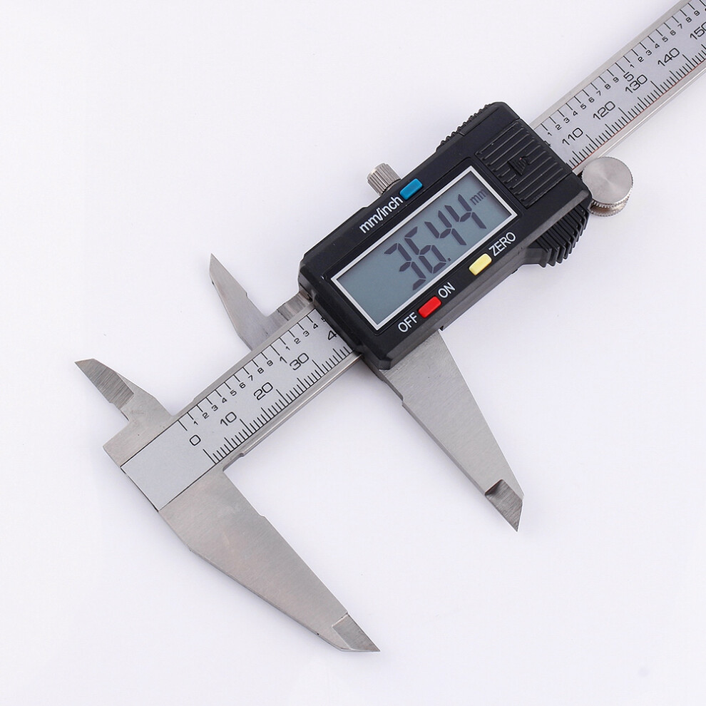 0-200Mm Lcd Digital Vernier Caliper Stainless Steel Micrometer Electronic Gauge Measuring Tool 4901324414091