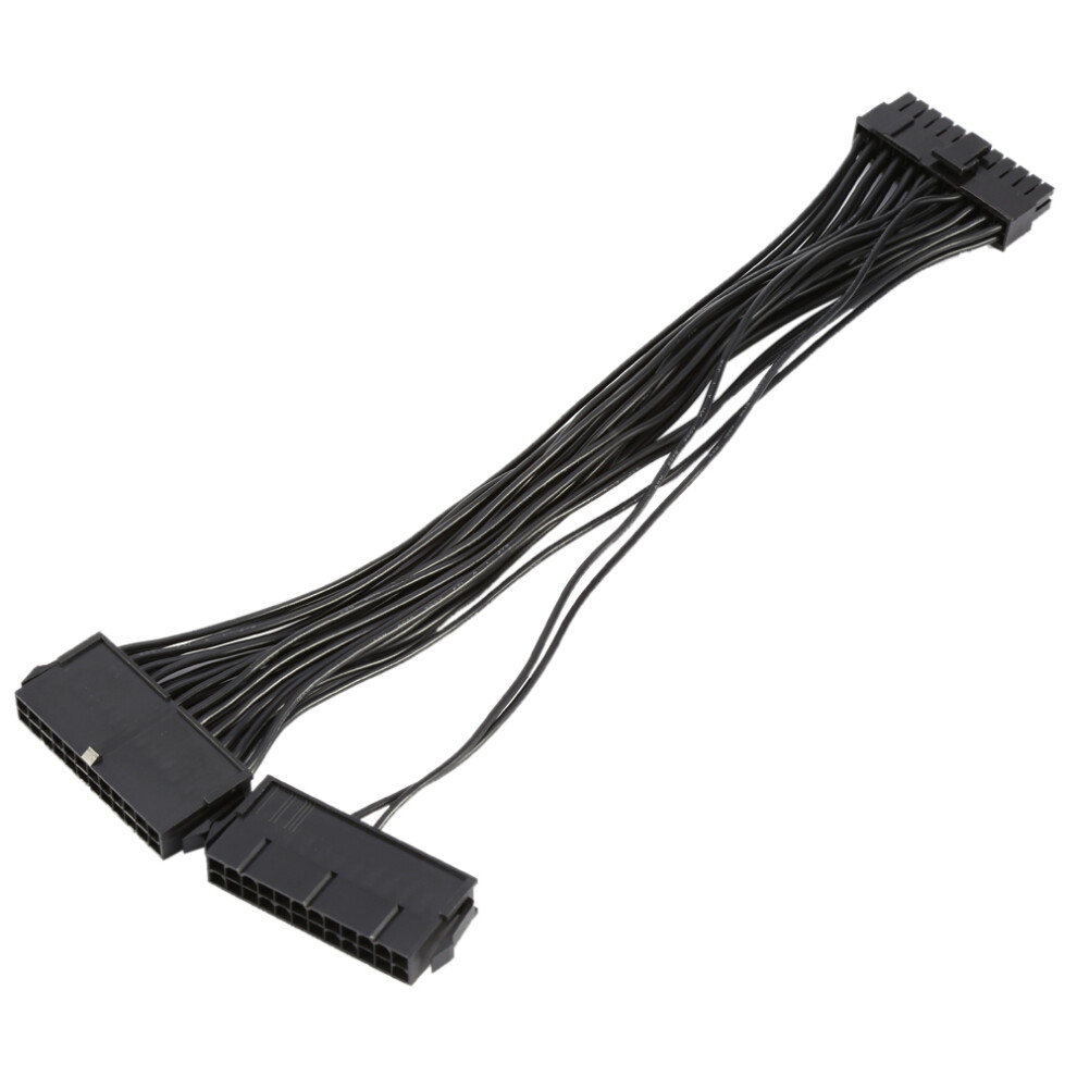 24Pin Mining Dual Psu Adapter Atx Power Supply Cable Connector For Mining 30Cm 20+4Pin 3171324414396