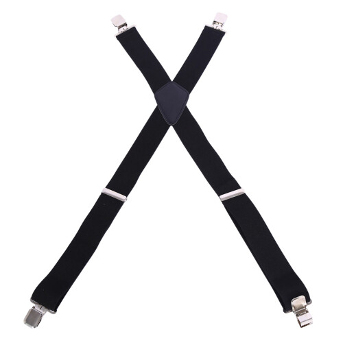 Mens Clip On Suspenders 50mm Y Shape Adjustable Durable Braces 1