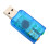 USB 2.0 Virtual External Mic Speaker 3D 5.1 Channel Audio PC Sound Card Adapter 4