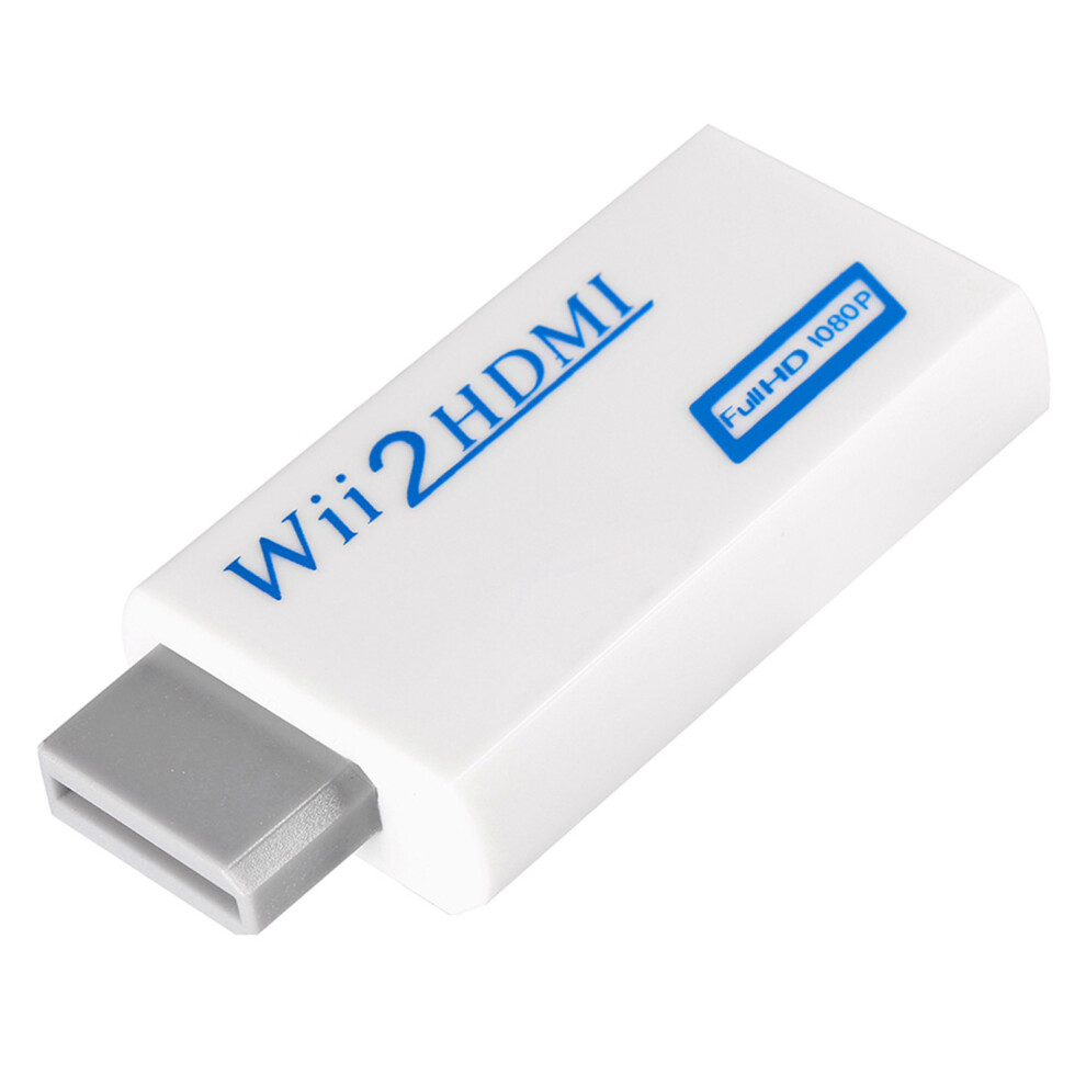 For Wii To Hdmi 720P/1080P Upscaling Converter Adapter 3.5Mm Audio Video Output 3491324415668