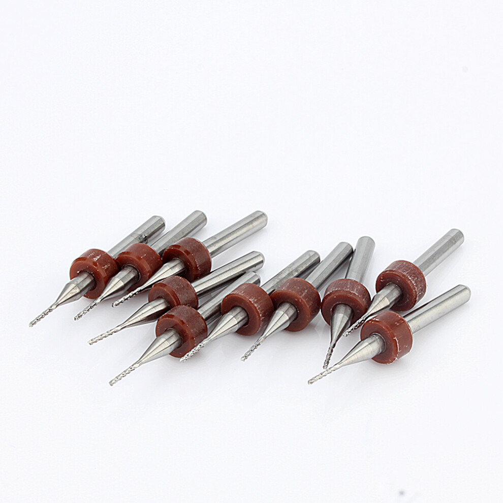 10 Carbide Drill Bits 0.8Mm Tungsten Steel Blade Cnc/Pcb Engraving Bit Tool 7661324415975