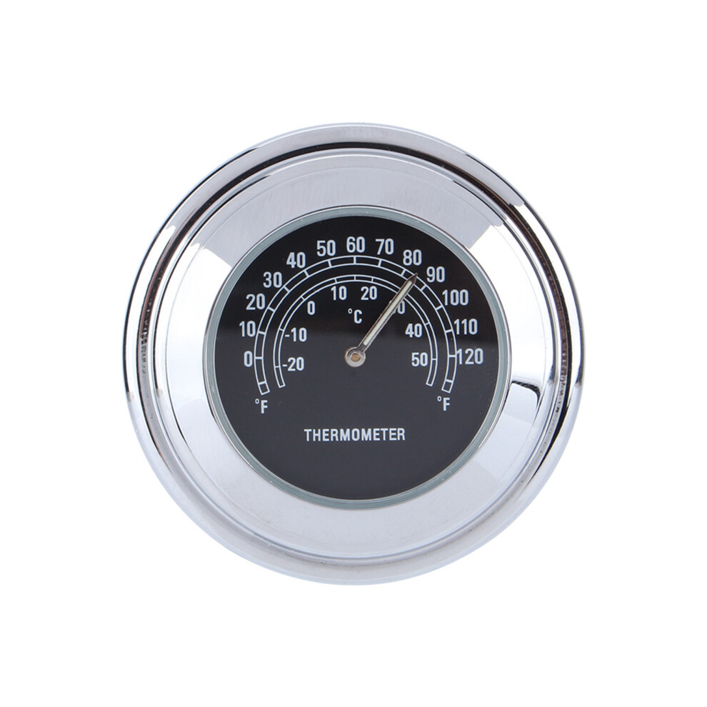 Durable Aluminum Alloy 7/8" Â 1" Handlebar Thermometer For Motorcycle 8131324418386