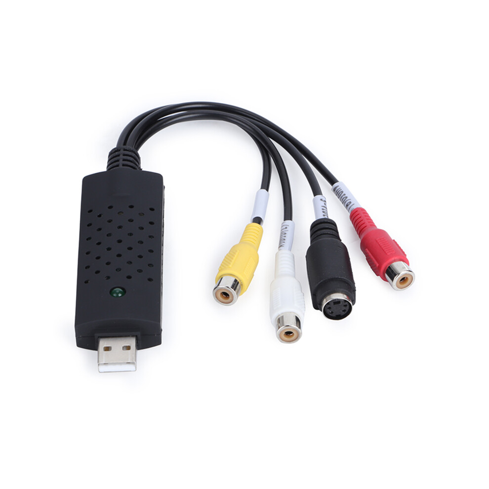 New Usb 2.0 To 3 Rca Audio Svideo Tv Dvd Vhs Rw Capture Converter Adapter Cable 9451324419619