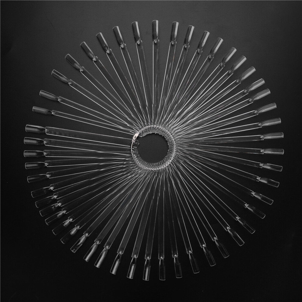 False Display Nail Art Fan Wheel Polish Practice Tip Sticks Design Decor Sets